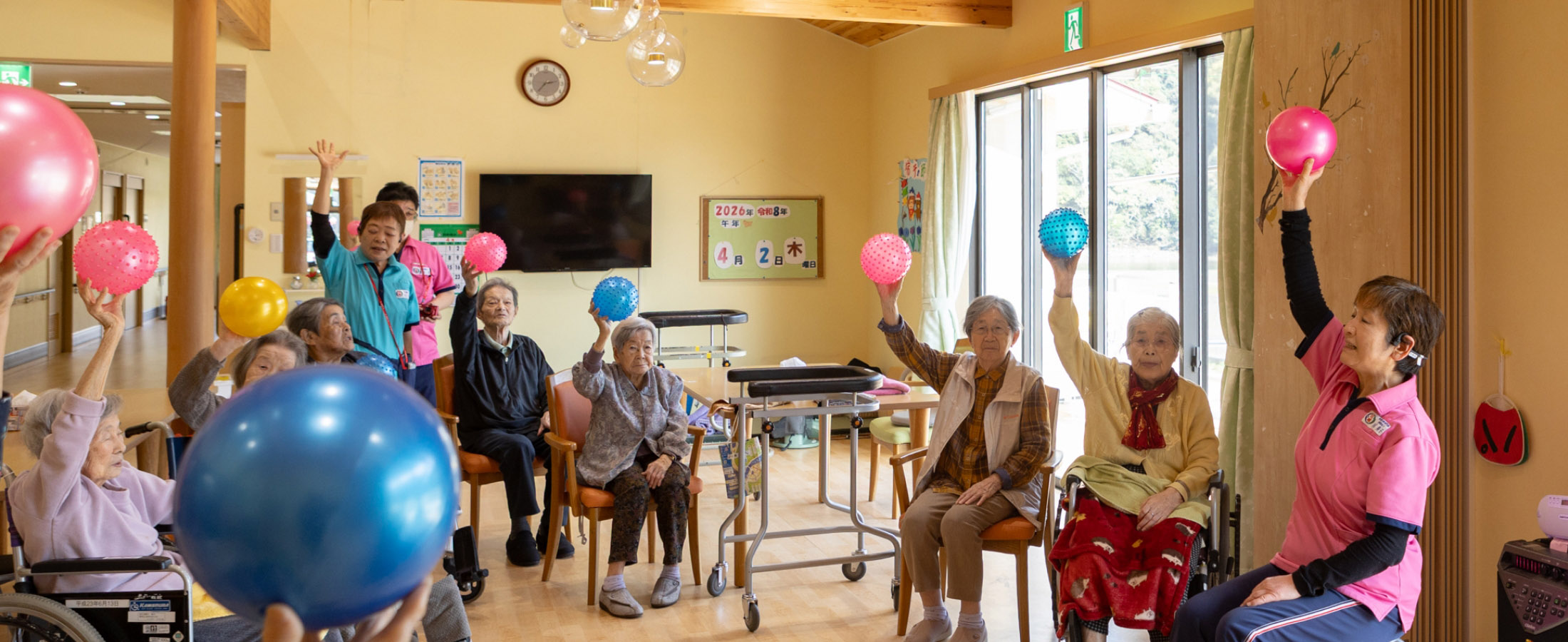 楽しいレクレーションで健康なからだ
