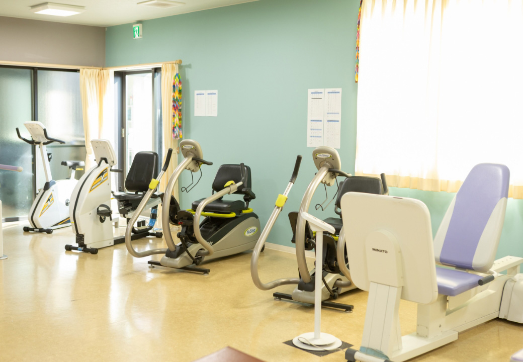 運動機器を使った物理療法